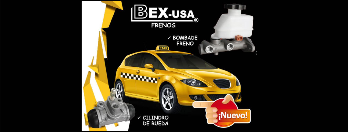 Lanzamiento bombas y cilindros de freno con el sello de calidad  BEX-USA